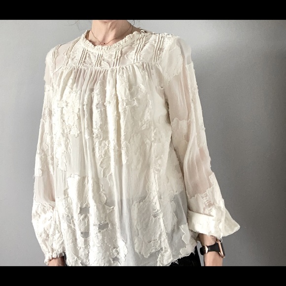 Wilfred Aritzia | Lourdes Blouse | White | size medium - Picture 1 of 13
